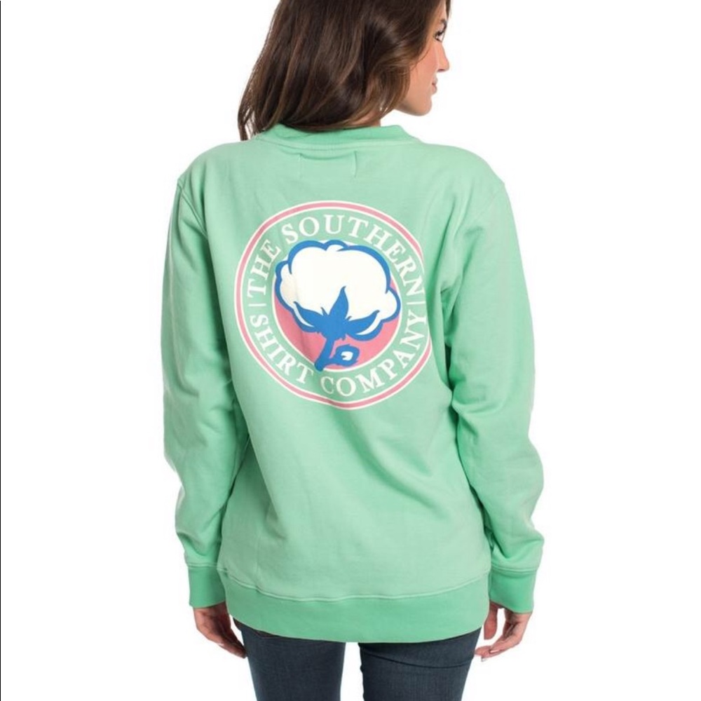 Southern Shirt teal colored sweatshirt